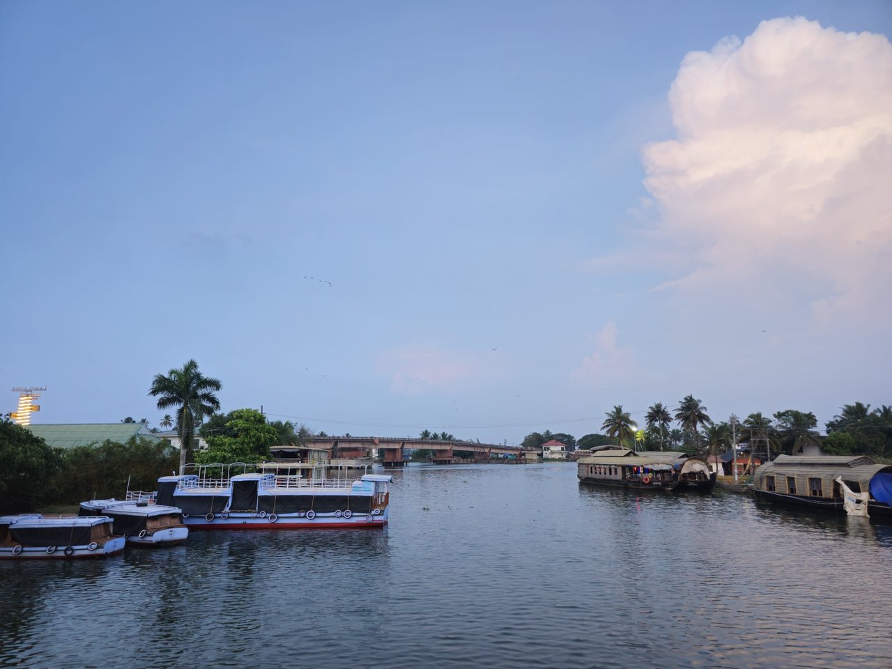 Boats on a canal in Alappuzha (file photo)