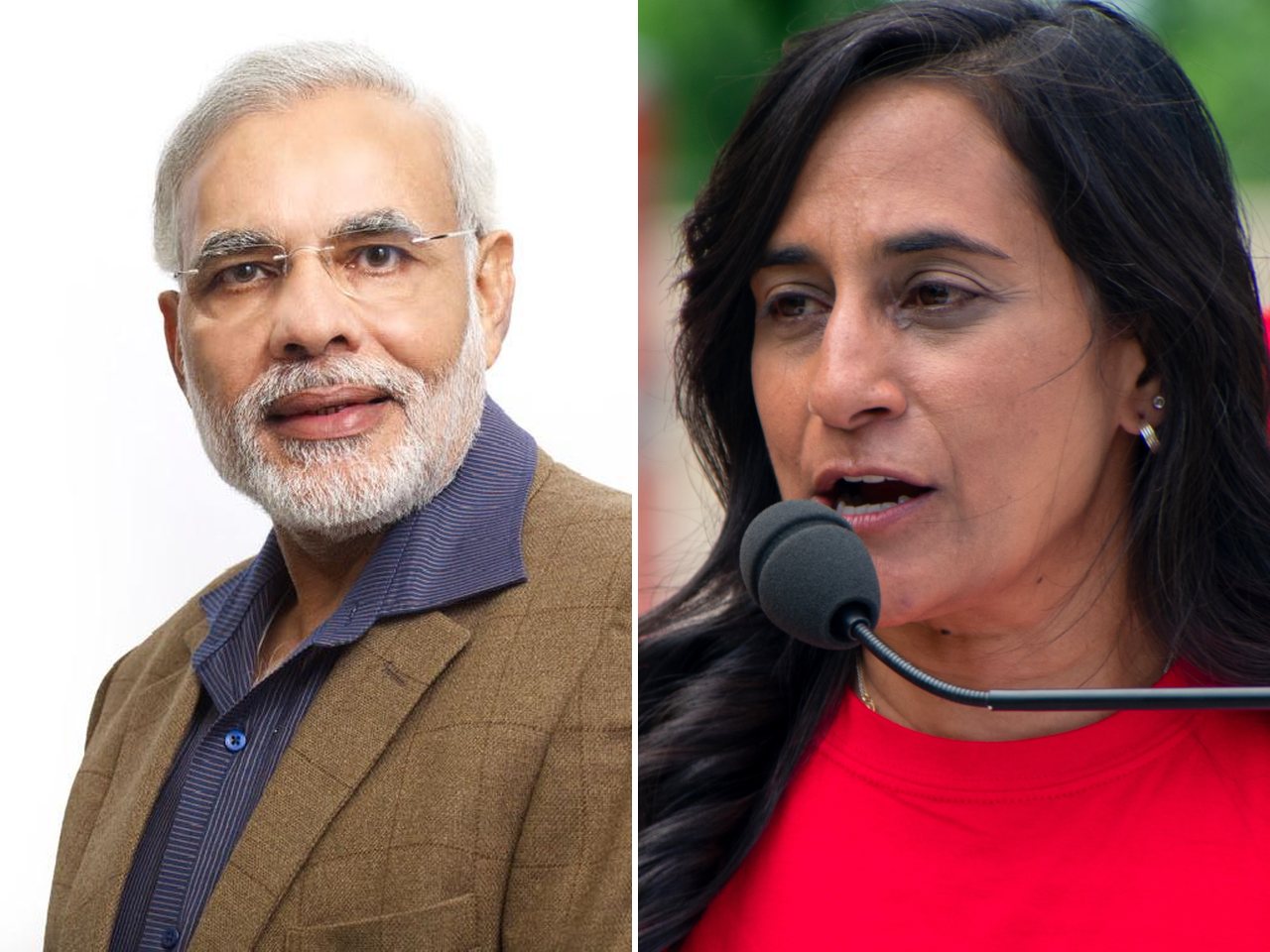 Prime Minister Narendra Modi and Canadian Foreign Minister Anita Anand (file photos)
