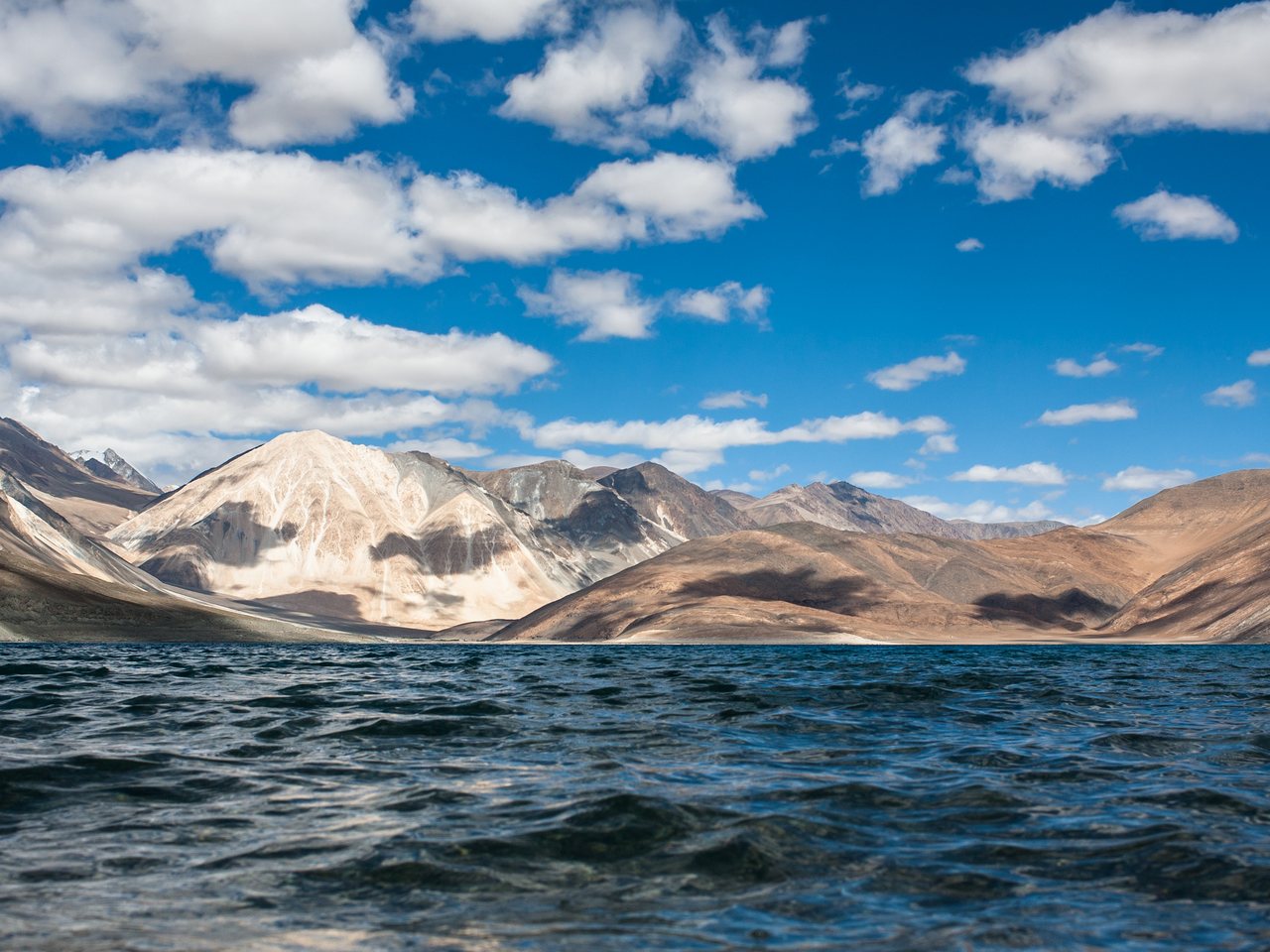 Pangong Tso lake in Ladakh