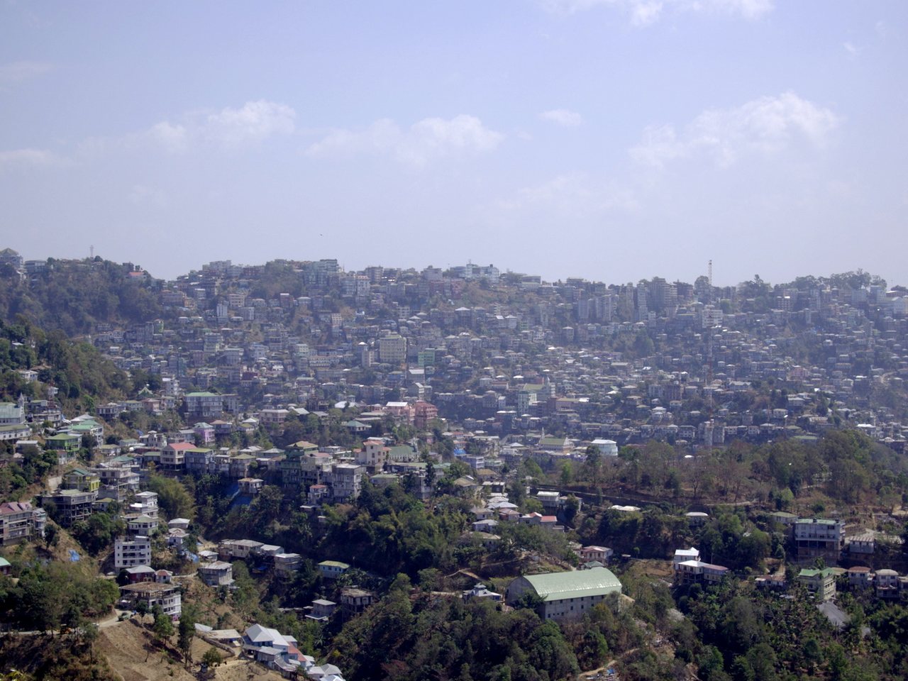 Aizawl, the capital of Mizoram (file photo)