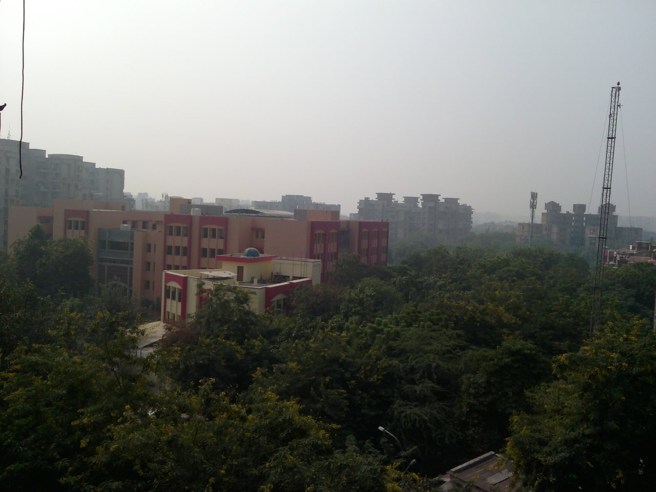 A hazy morning over New Delhi (file photo)