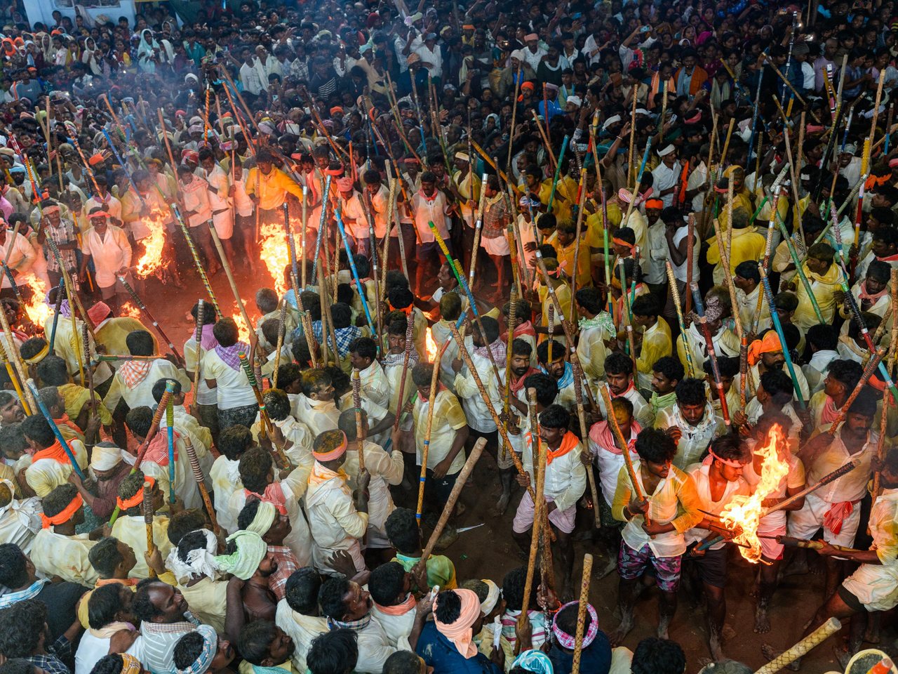 Crowds at the Banni festival at Devaragattu (file photo)
