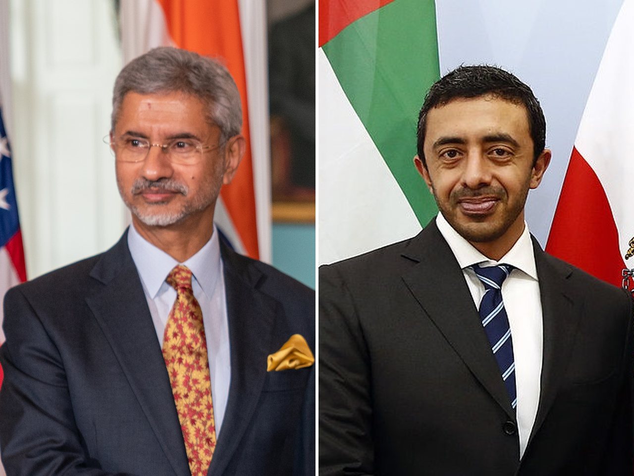 External Affairs Minister S Jaishankar and UAE Foreign Minister Sheikh Abdullah bin Zayed Al Nahyan (file photo)