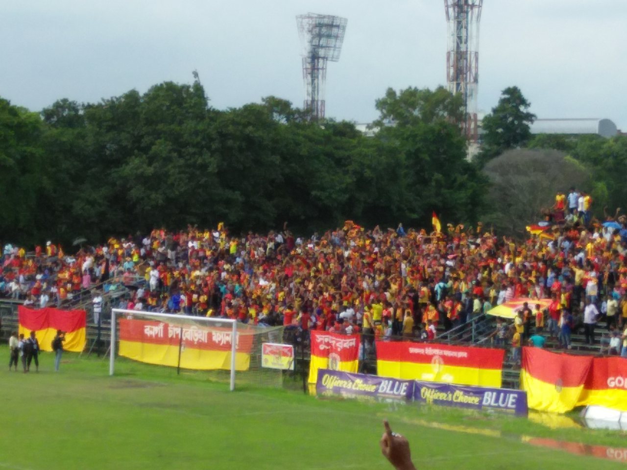 East Bengal supporters at the club's ground (file photo)
