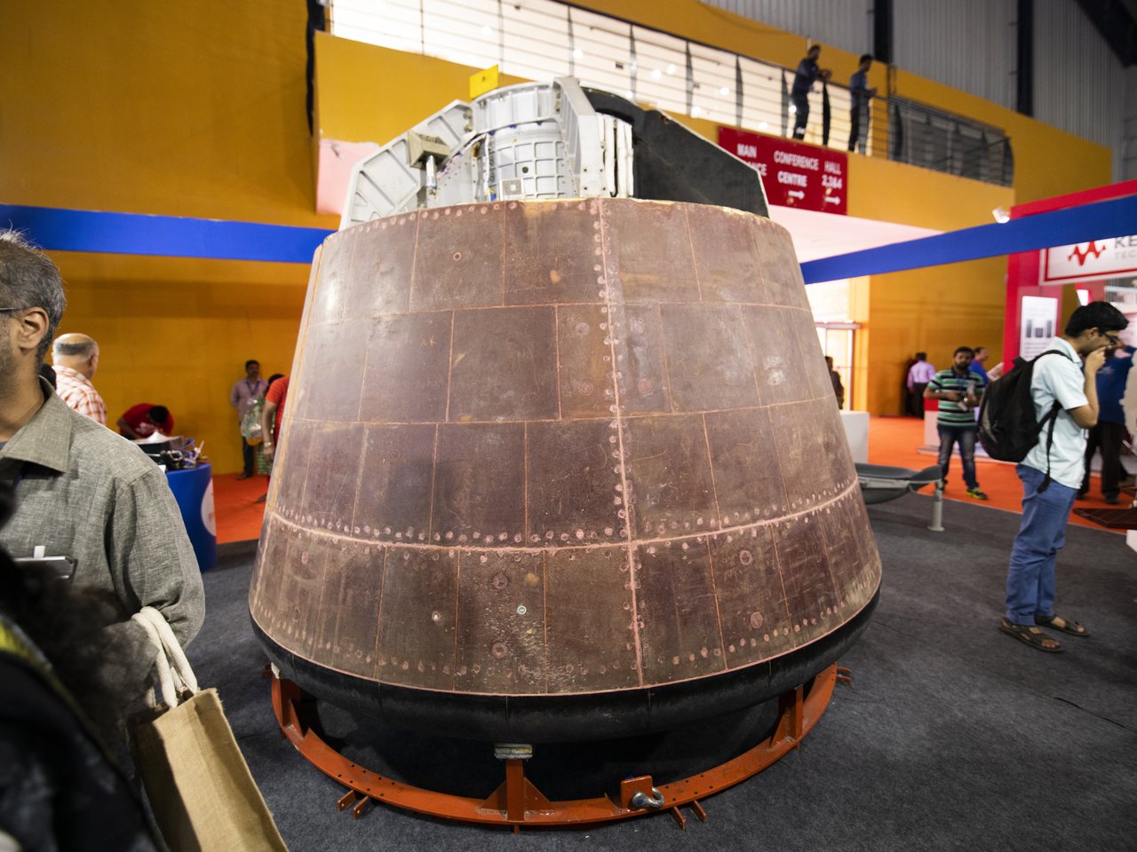 A Gaganyaan crew module used in ISRO's Pad Abort Test (file photo)