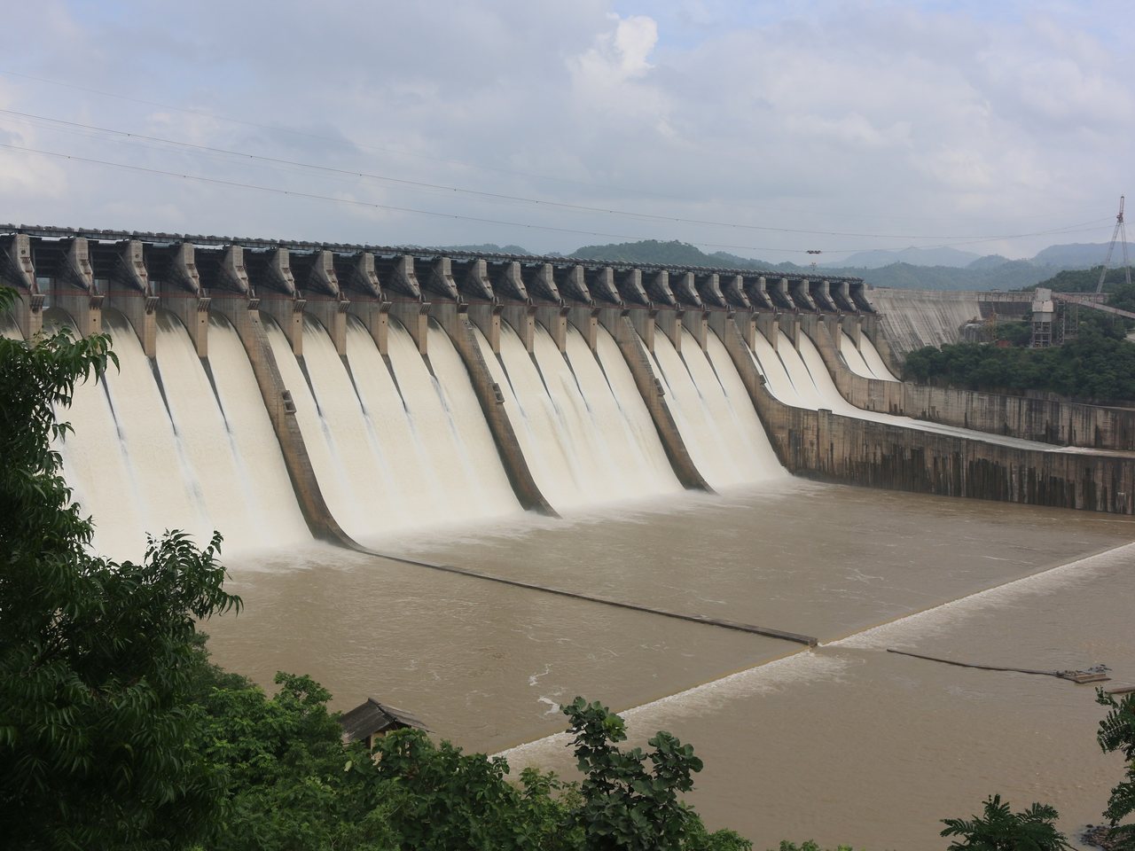 The Sardar Sarovar Dam on the Narmada in Gujarat (file photo)