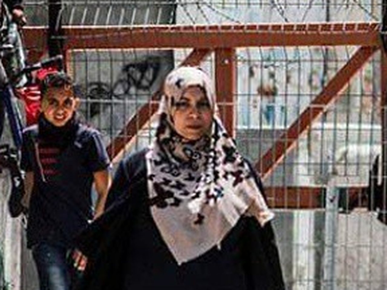 A checkpoint in Hebron in the occupied West Bank (file photo)