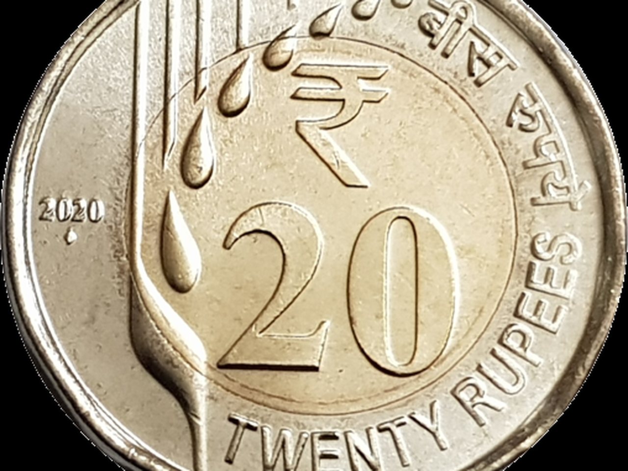 An Indian 20-rupee coin (file photo)