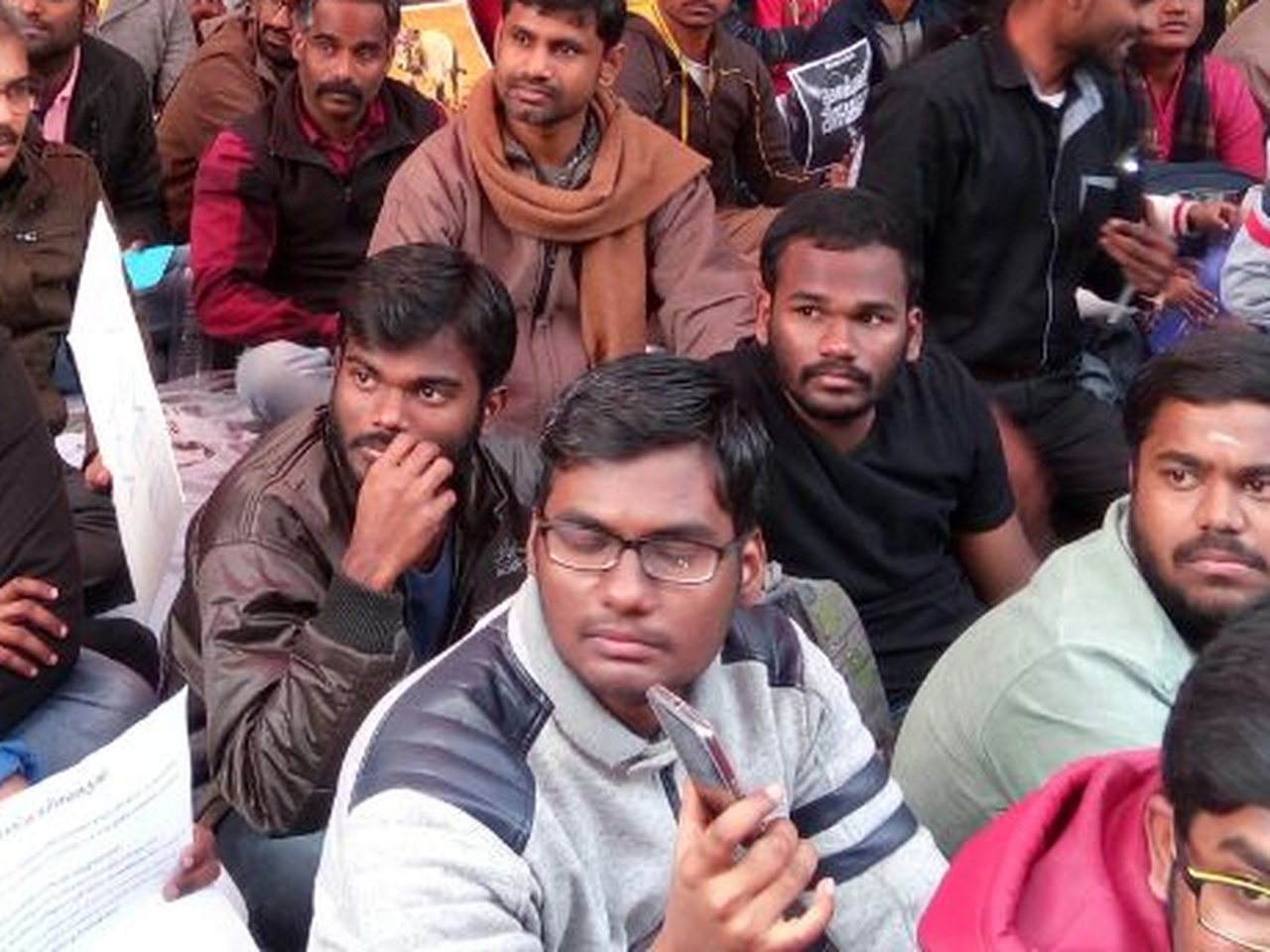 Protesters at Jantar Mantar, New Delhi (file photo)