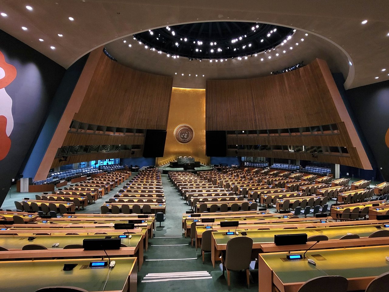 The United Nations General Assembly hall (file photo)
