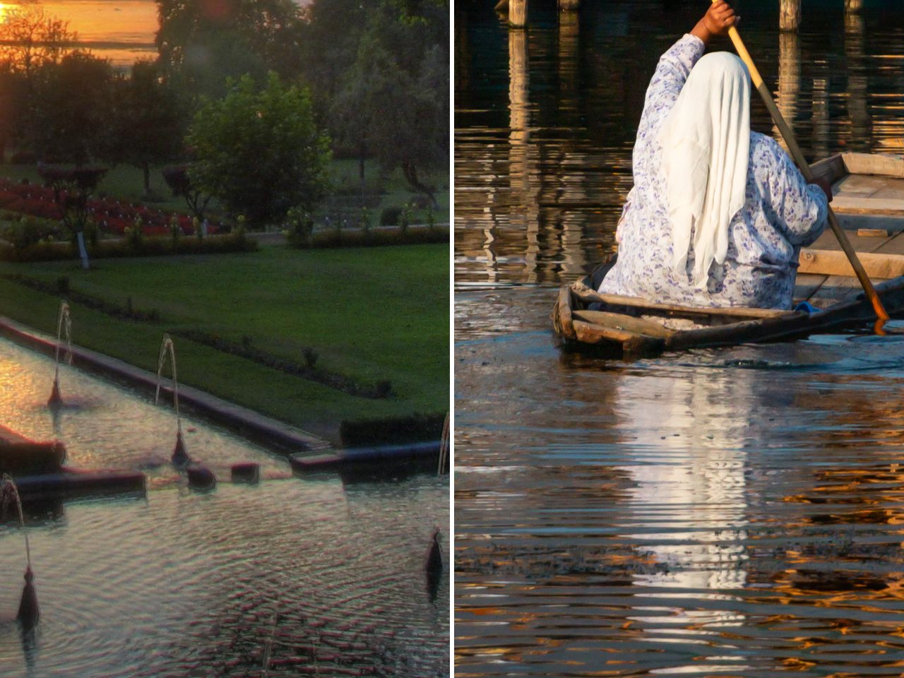 Nishat Bagh on the banks of Dal Lake in Srinagar (file photo)