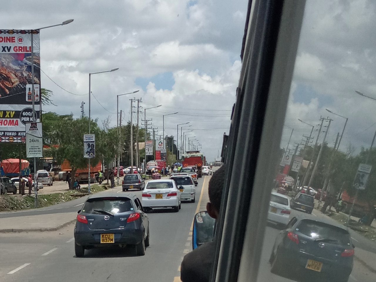 The Nairobi-Mombasa highway in Kenya (file photo)
