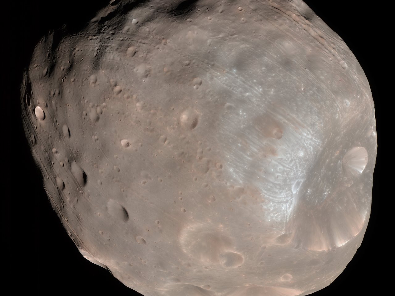 Mars's moon Phobos, seen by NASA's Mars Reconnaissance Orbiter (file image)