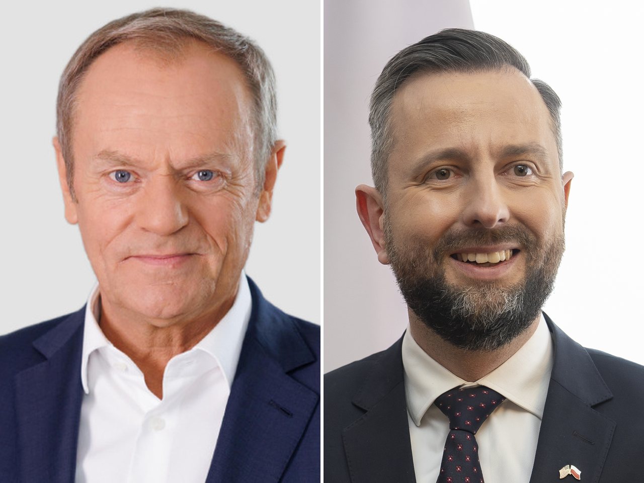 Polish Prime Minister Donald Tusk and Polish Defence Minister Władysław Kosiniak-Kamysz (file photos)