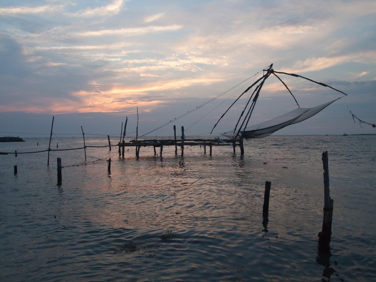 Chinese fishing nets at Fort Kochi, Kerala (file photo)