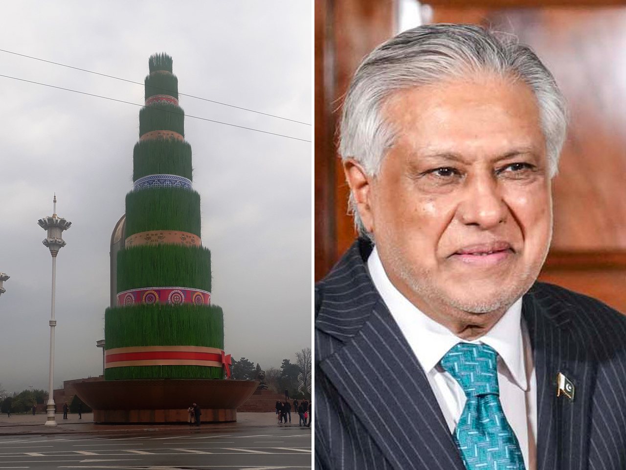 Dushanbe, Tajikistan, and Pakistan's Ishaq Dar (file photo)