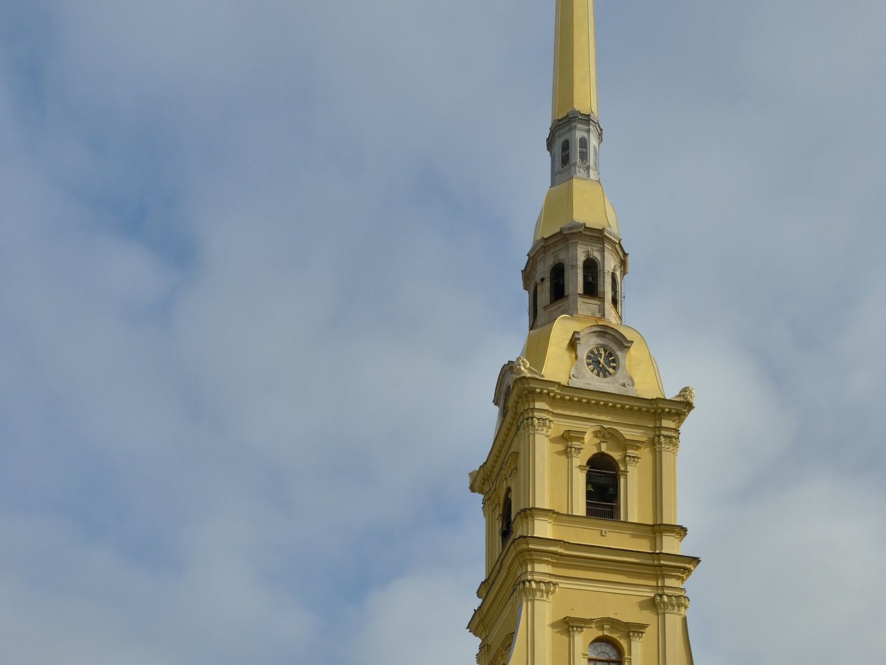 St Petersburg, Russia, where an oil terminal was set ablaze (file photo)