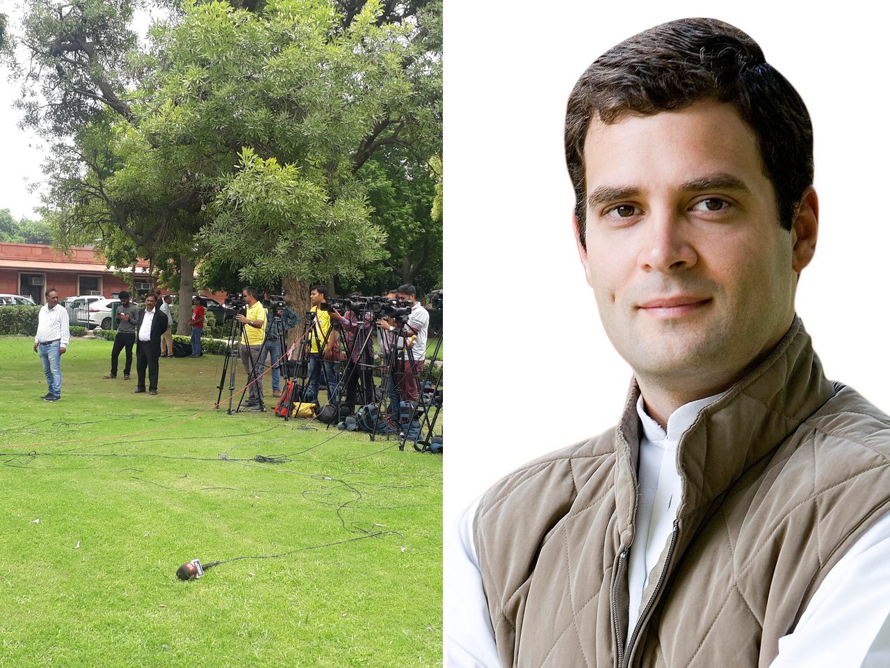 Supreme Court of India building and Congress leader Rahul Gandhi (file photos)