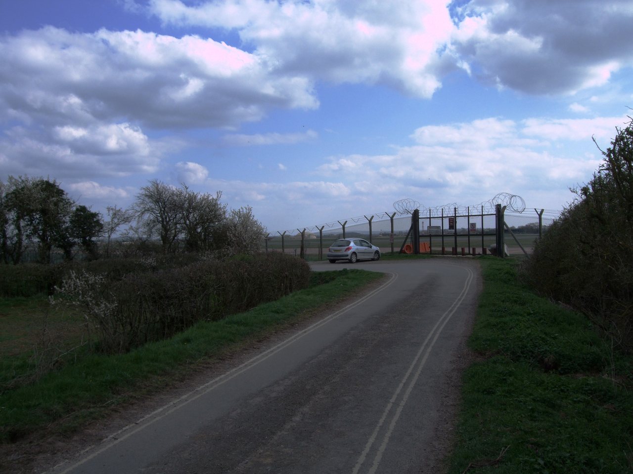 RAF Fairford air base in western England (file photo)