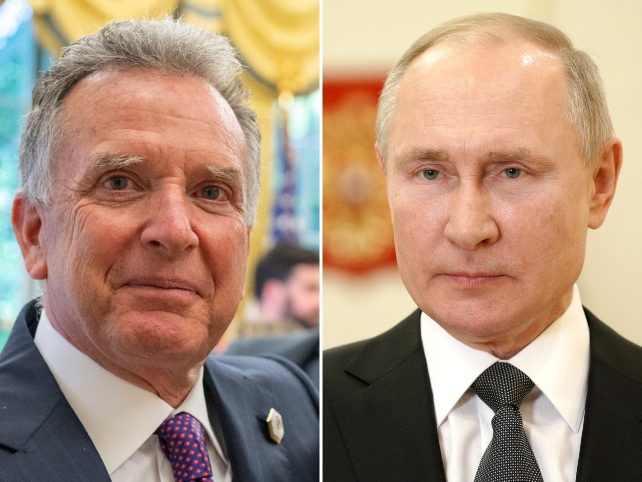 US special envoy Steve Witkoff and Russian President Vladimir Putin (file photo)