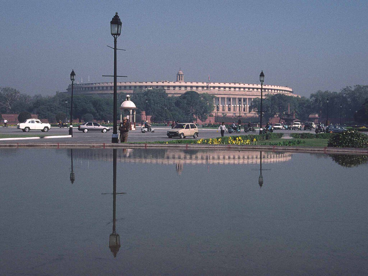 The new Parliament House building in New Delhi
