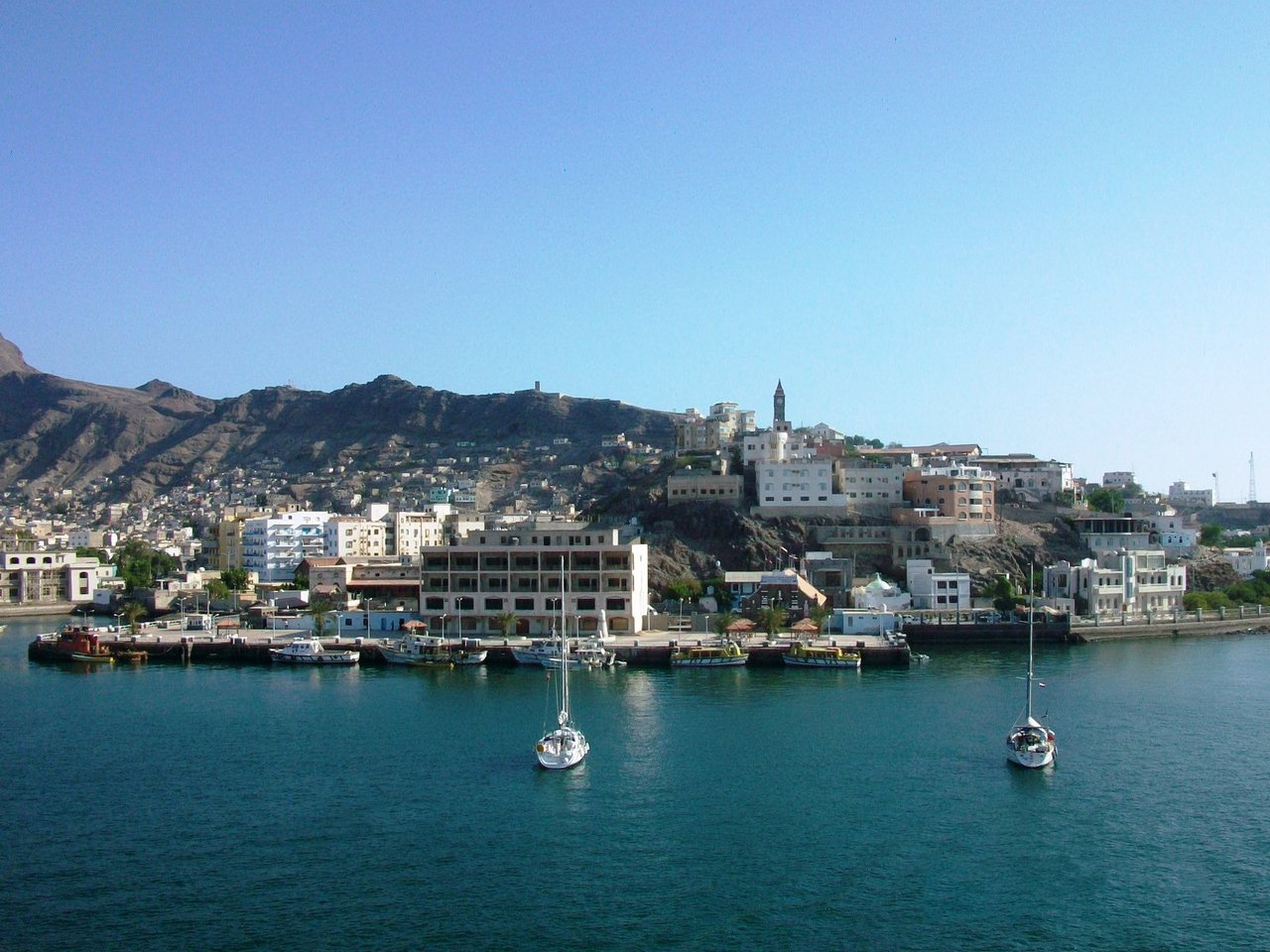 The waterfront at Aden, Yemen