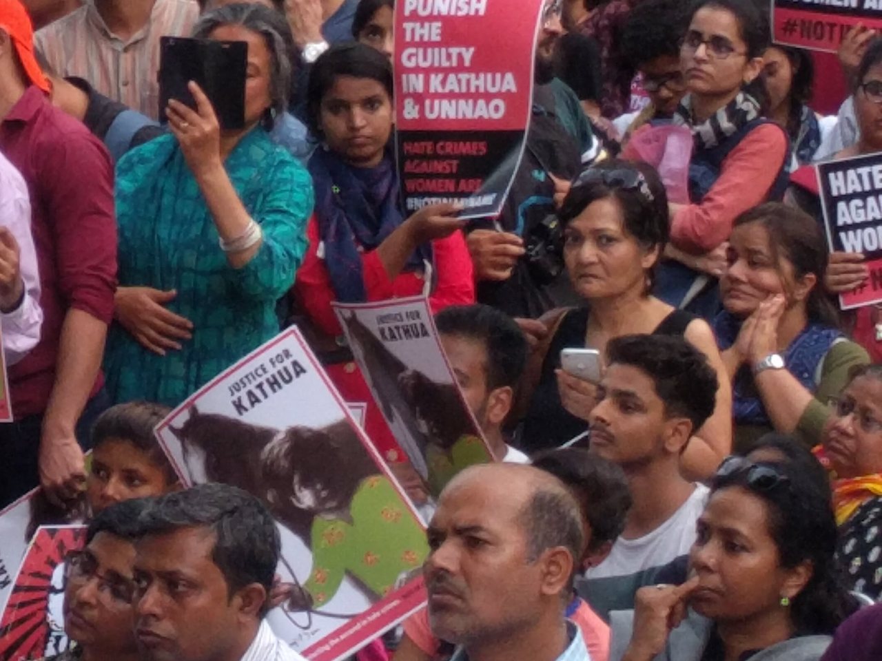 A protest on Parliament Street, New Delhi (file photo)