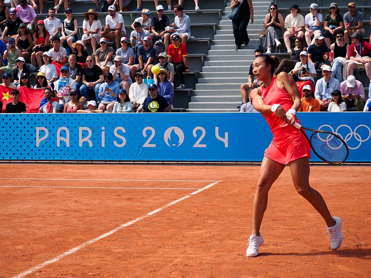 Zheng Qinwen at the 2024 Paris Olympics (file photo)